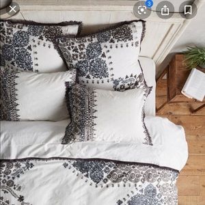 NWT Anthropologie Euro Sham